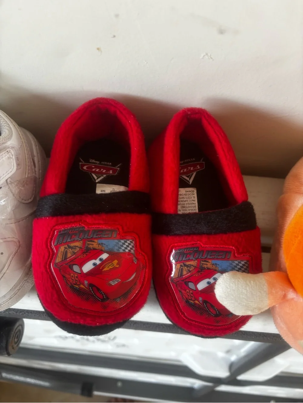 Disney Red Lightning McQueen Kids Slippers